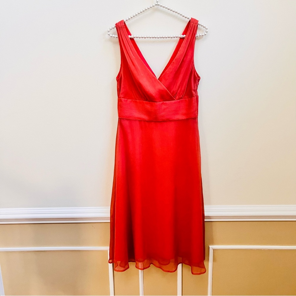 100% Silk J. Crew Sleeveless V Neck Mini Dress